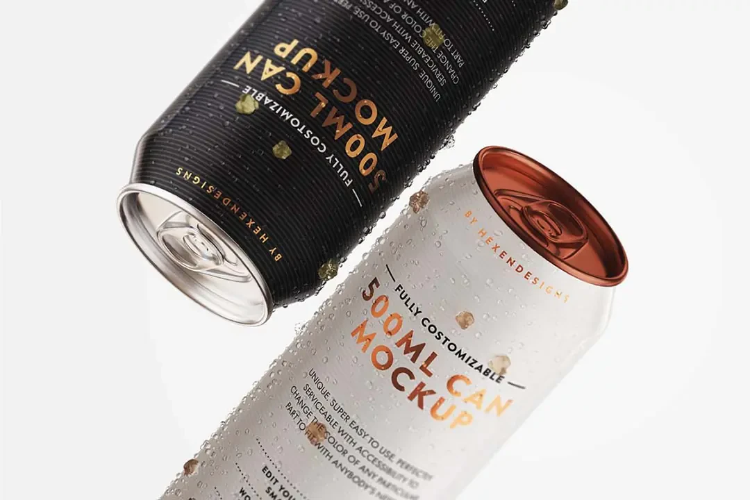 Metal Can Bottle Mockup – Mockup download asset